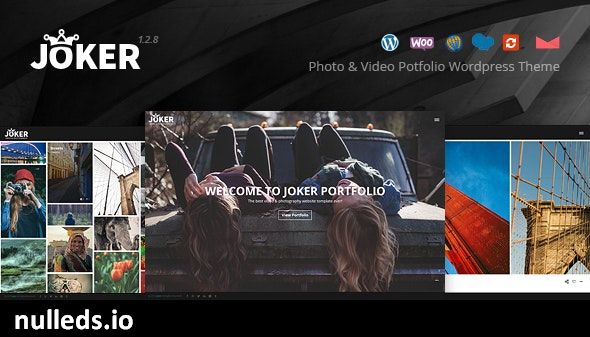 Joker - Photo & Video Portfolio WordPress Theme for Photographers