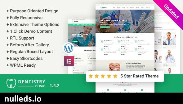 Dentistry – Dental Clinic WordPress Theme