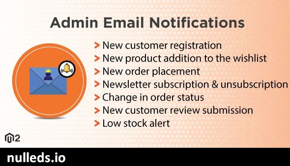 Magento 2 Admin Email Notifications