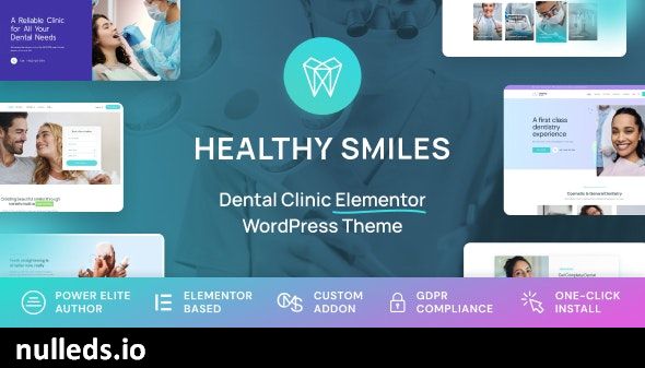 Healthy Smiles - Dental WordPress Theme