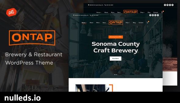 Ontap - Brewery & Restaurant Theme