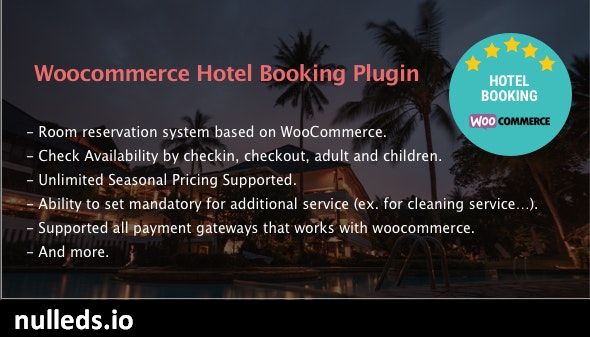 Hotel Booking - WooCommerce Hotel Booking Plugin