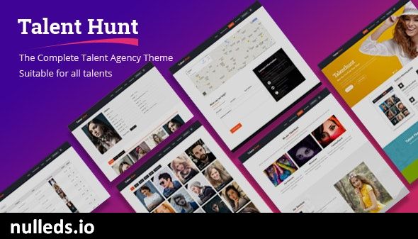 Talent Hunt -  Model Management WordPress CMS Theme