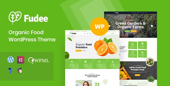 Fudee - Organic Food WordPress Theme