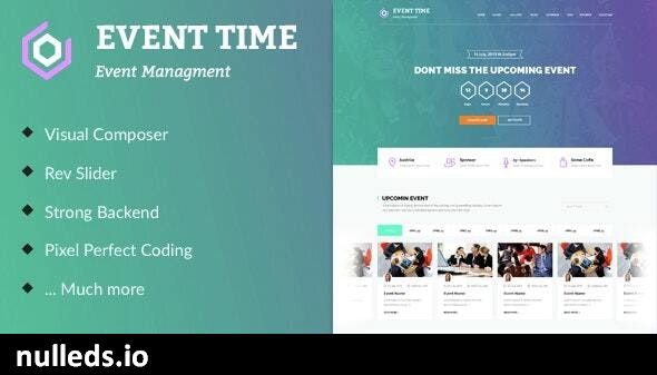 Event Time - Conference & Event WordPress Theme