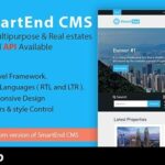 SmartEnd CMS for multipurpose & real estate with Restful API