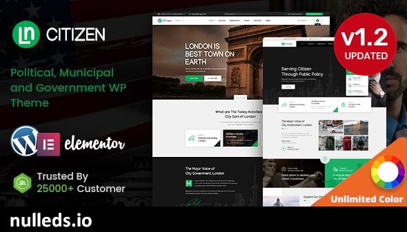 CityZen - Municipal and Government WordPress Theme + RTL