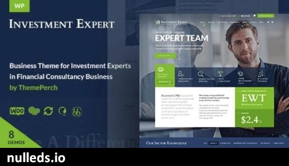 Investment Expert - Business Theme for Agencies in Financial Consultancy + RTL