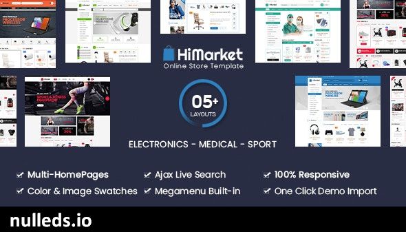 HiMarket - Electronics Store/Medical/Sport Shop WooCommerce WordPress Theme