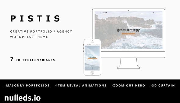 Pistis - Creative Portfolio / Agency WP Theme