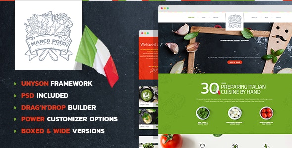 MarcoPolo - Restaurant and Food WordPress Theme