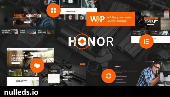 Honor | Multi-Purpose Shooting Club & Weapon Store WordPress Theme + Elementor