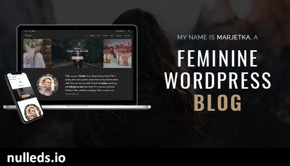 Marjetka - A Responsive Feminine WordPress Blog Theme