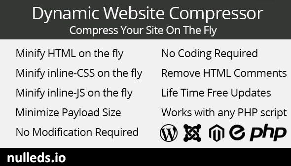 Dynamic Website Compressor