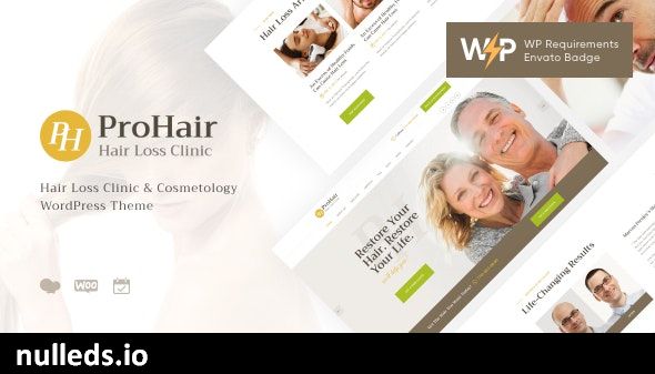 ProHair | Hair Loss Clinic & Cosmetology WordPress Theme