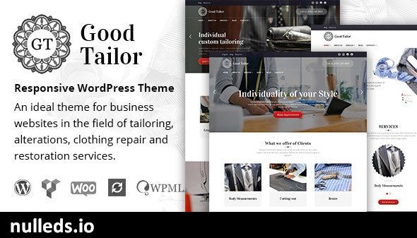 Good Tailor - Fashion & Tailoring Services WordPress Theme