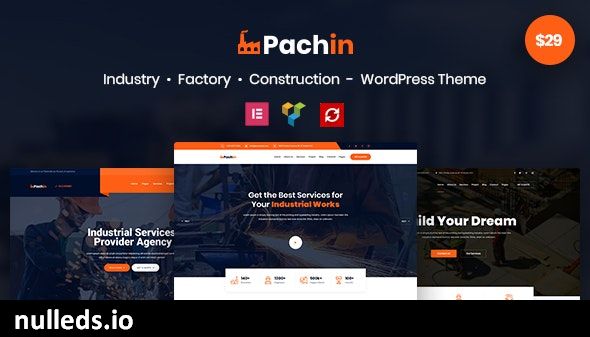 Pachin - Industry & Factory WordPress Theme