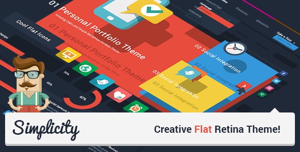 Simplicity - Creative Flat Retina Theme