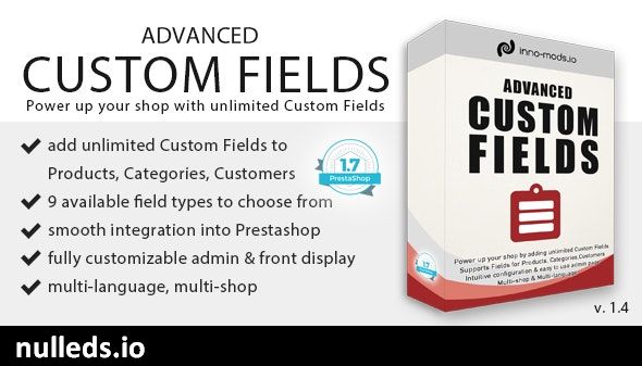 Advanced Custom Fields for Prestashop