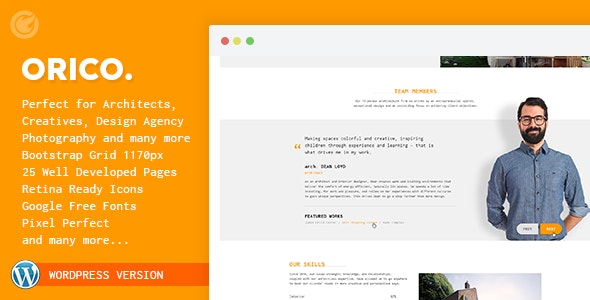 Orico - Creative & Architect Agency WP Theme