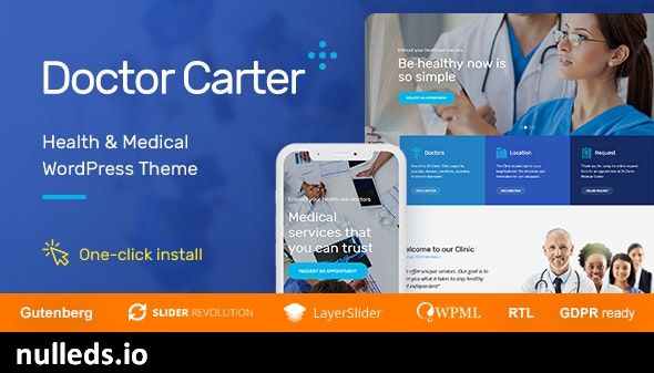 Doctor Carter - Medical WordPress Theme