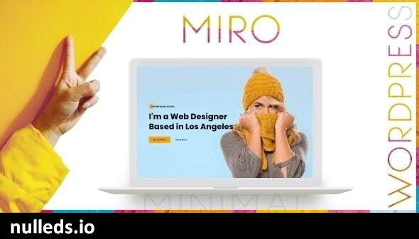 Miro - Personal Portfolio WordPress Theme