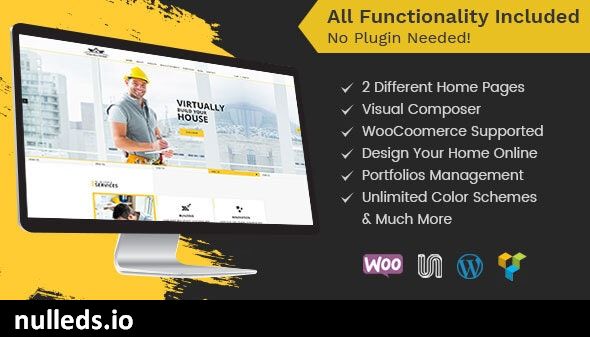 Constructioner - Construction Business WordPress Theme