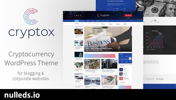 Cryptox - Cryptocurrency WordPress Theme