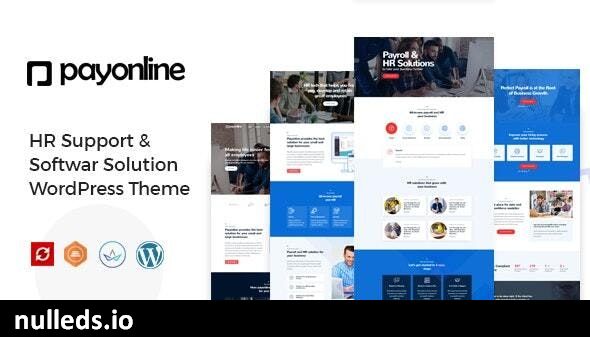 Payonline - Online Payroll and HR Software WordPress Theme