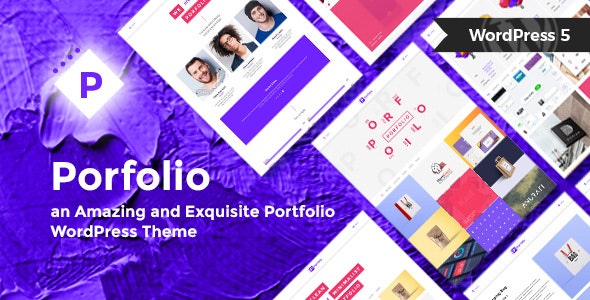 Porfolio - Minimal Portfolio WordPress Theme