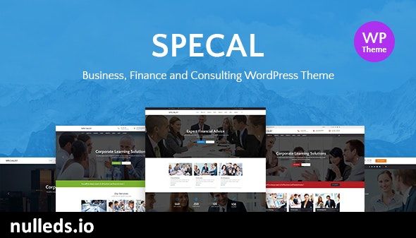 Specal - Financial, Consulting WordPress Theme