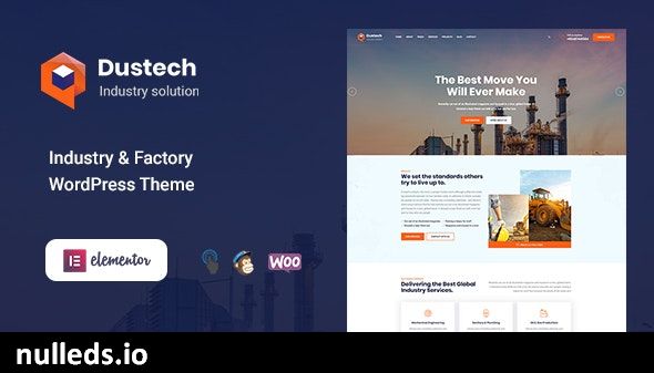 Dustech - Industry & Factory WordPress Theme