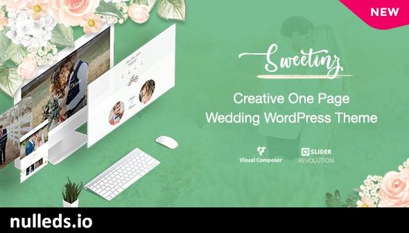 Sweetinz - Creative OnePage Wedding WordPress Theme