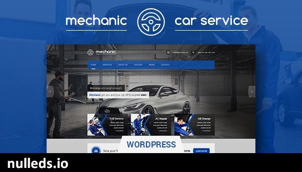 Mechanic - Car Service & Workshop WordPress Theme