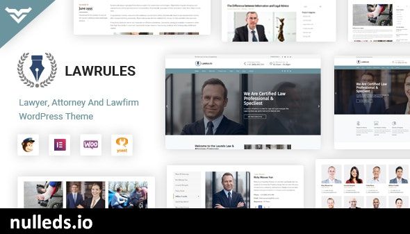 Lawrules | Lawyer WordPress Theme