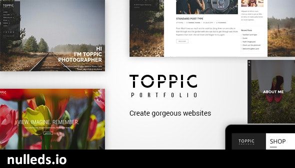 TopPic - Portfolio Photography Theme