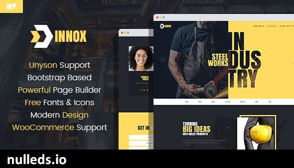 Innox - Industrial WordPress Theme