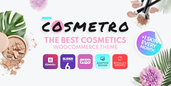 Cosmetro - Cosmetics Store Elementor WooCommerce Theme