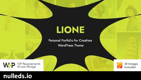 Lione - Personal Portfolio for Creatives WordPress Theme