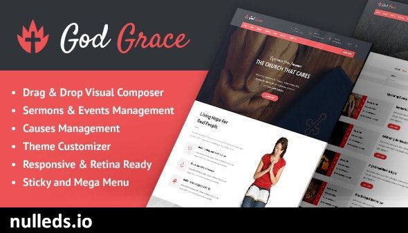 God Grace: Church WordPress Theme