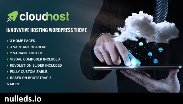 CloudHost - Responsive Hosting WordPress Theme