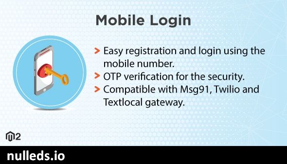 Magento 2 Mobile Login