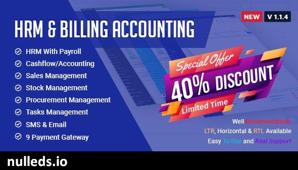 HRM With Billing & Accounting Software