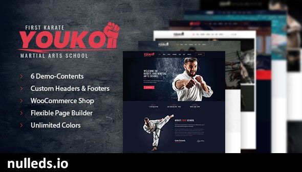 Youko - Martial Arts WordPress Theme