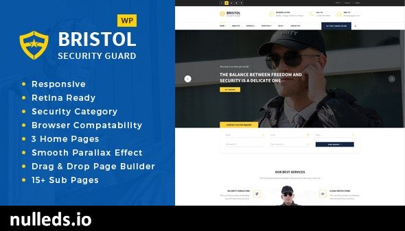 Bristol - Security & Guarding Services WordPress Theme