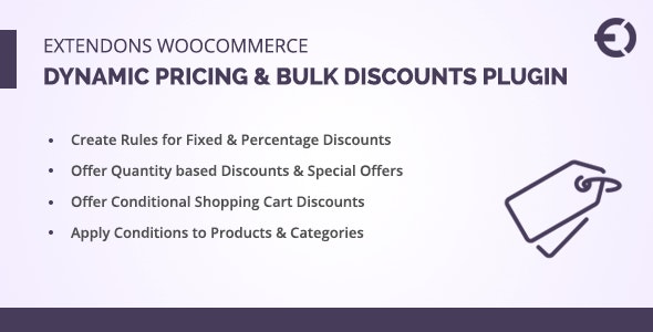 Extendons WooCommerce Dynamic Pricing Plugin & Bulk Discounts