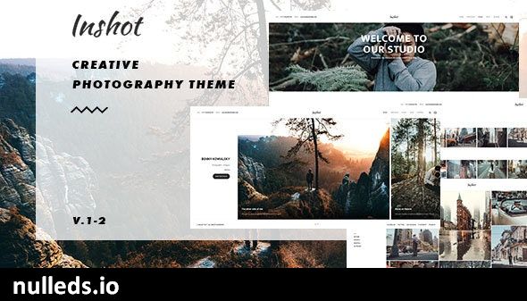 Inshot - Creative Responsive Photography Portfolio WordPress Theme