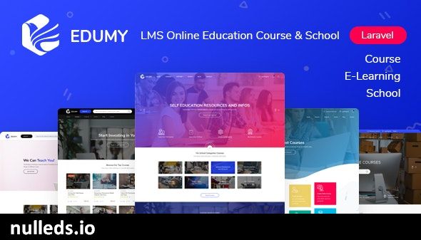 Edumy - LMS Online Education Course & School Management Laravel System