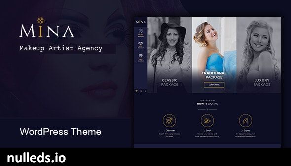 Mina - Salon & Makeup WordPress theme