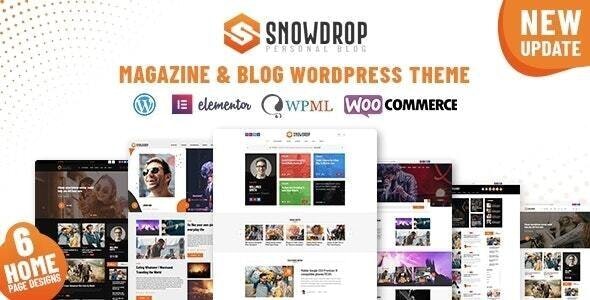 Snowdrop - Viral News & Magazine WordPress Theme